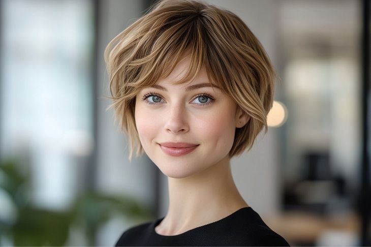 25 Expert-Approved Hairstyles For Round Faces And Thin Hair [With Pictures!]