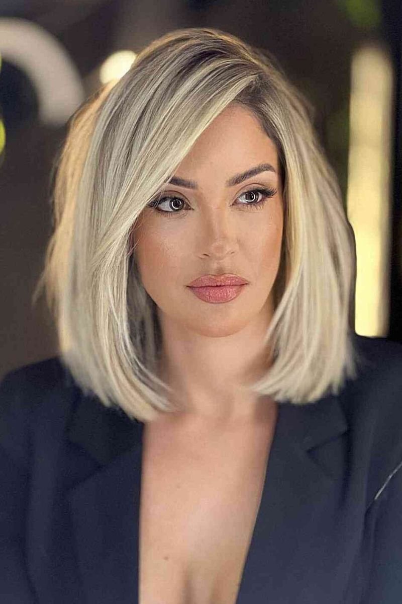 Asymmetrical Blunt Bob