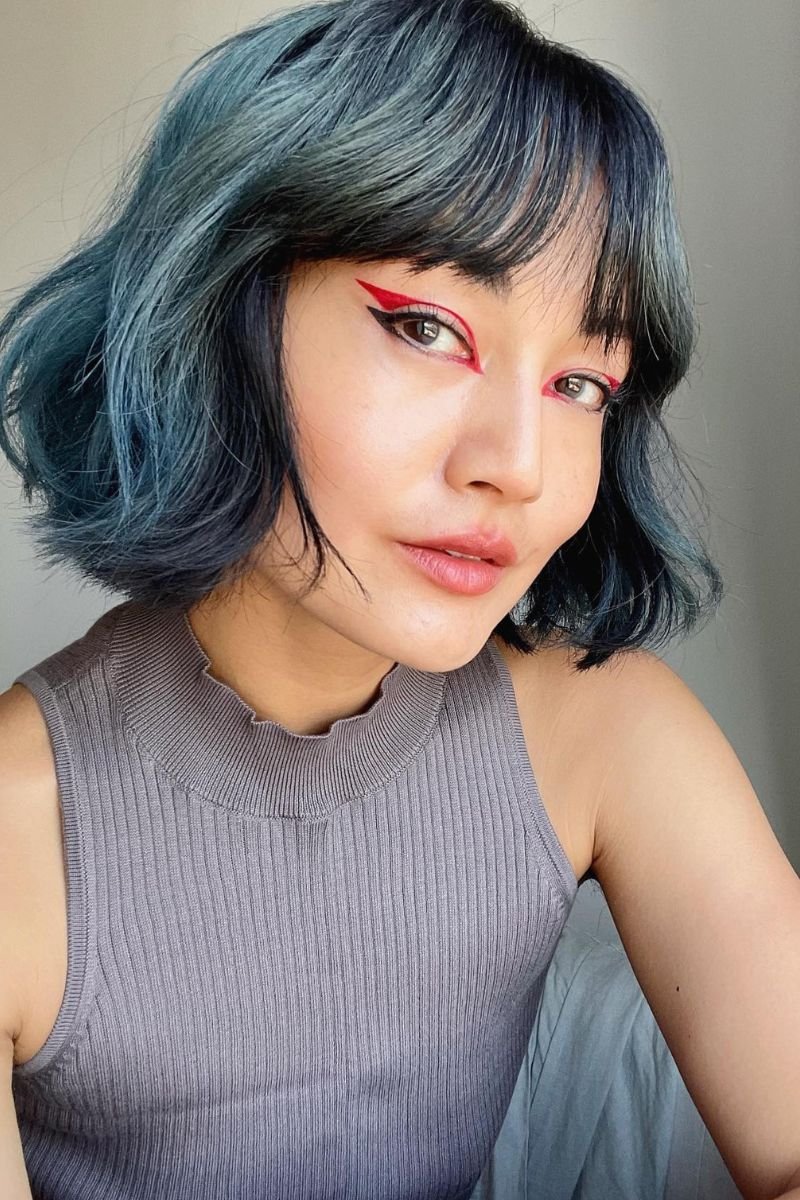 French bob croissant cut