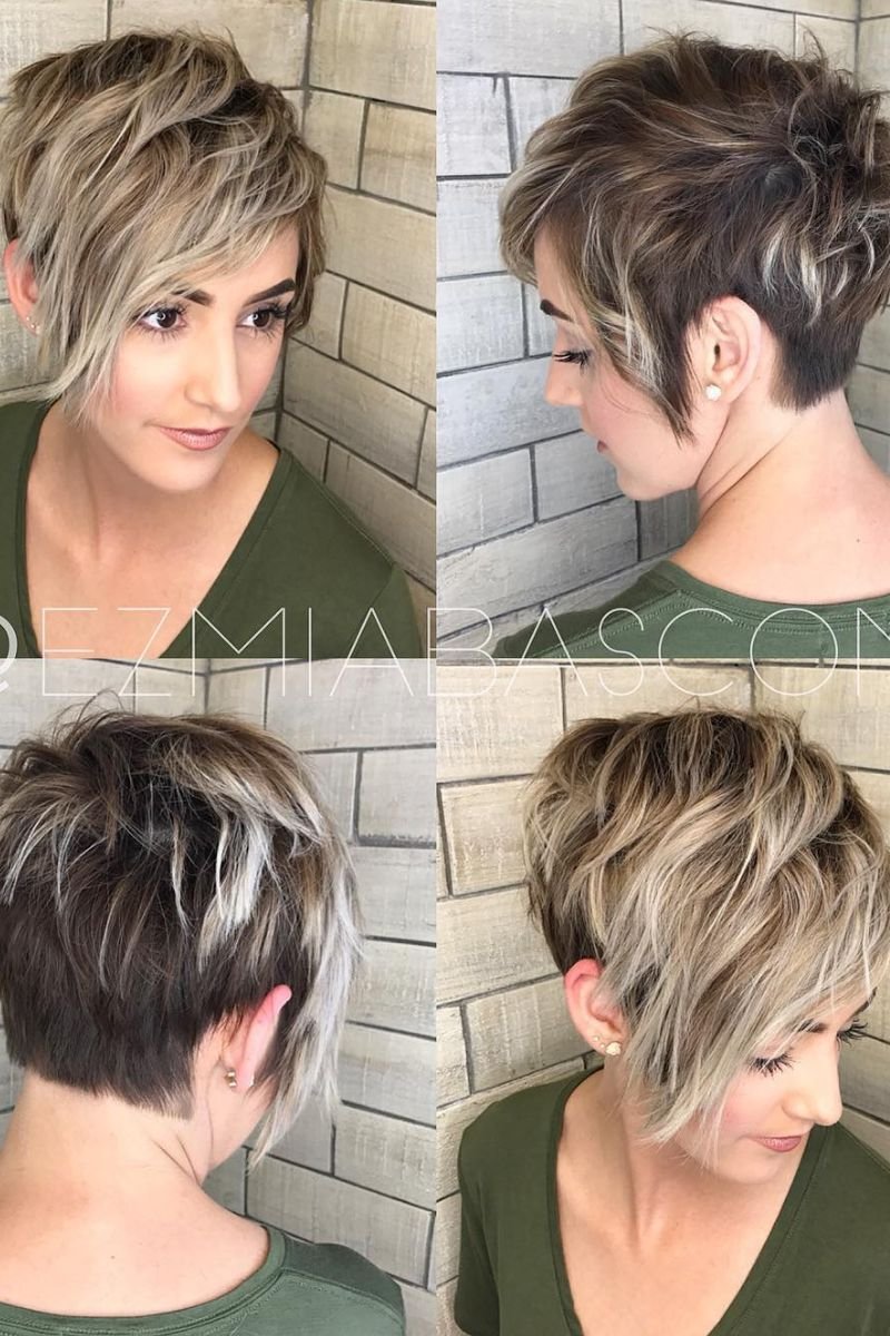 Layered Pixie Shag with Side Bangs