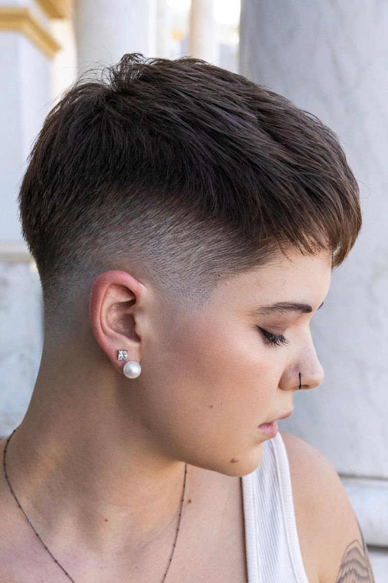 Pixie crop with a fade