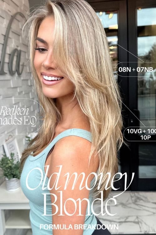 Old Money Blonde with natural dimension