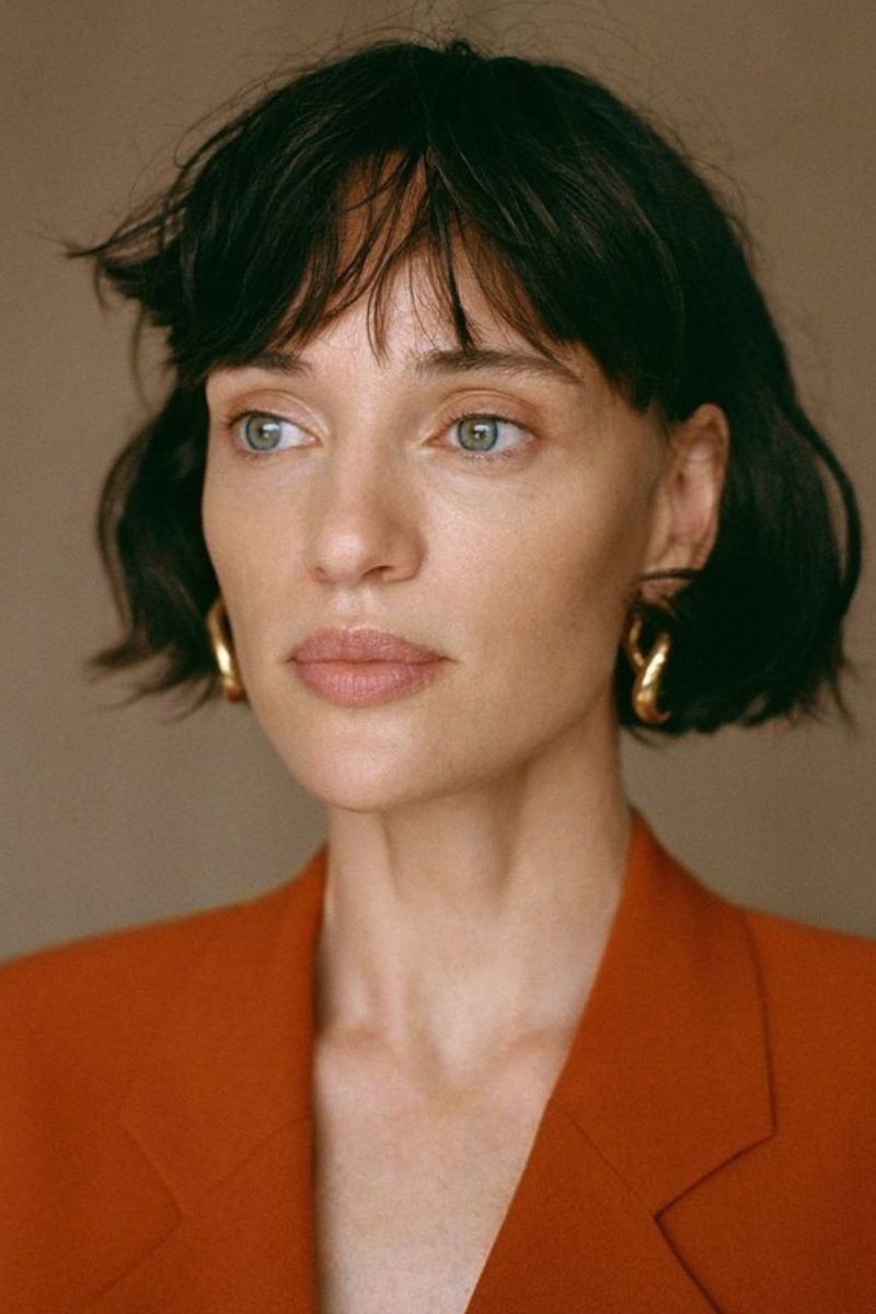 Wavy Bob with Soft Bangs