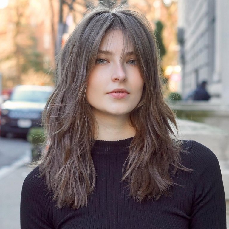 Shaggy Layers with Wispy Bangs