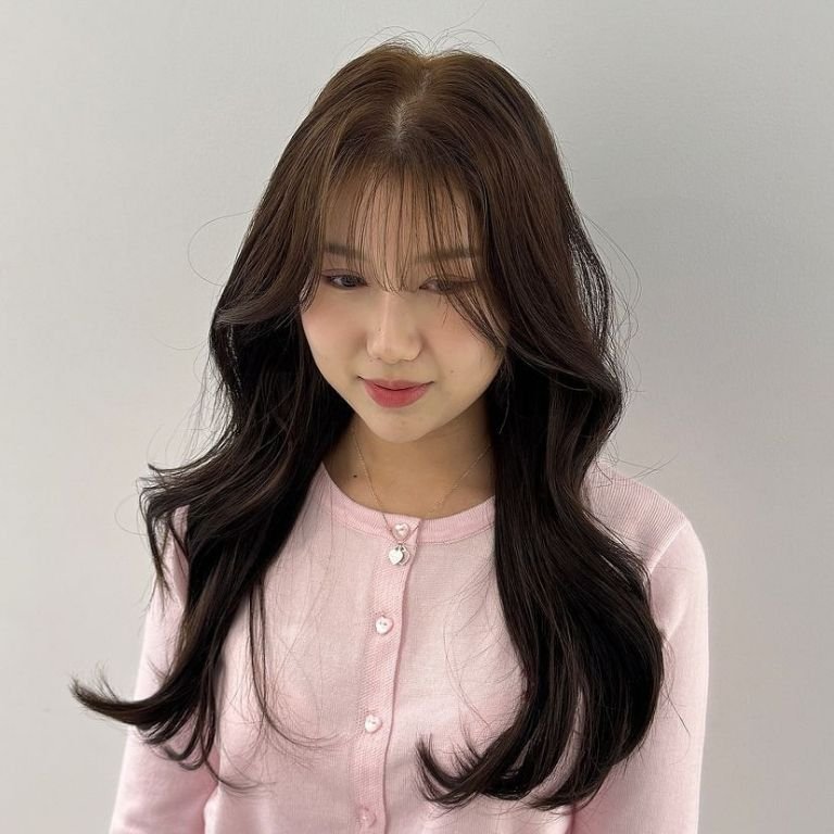 Soft Waves with Wispy Bangs