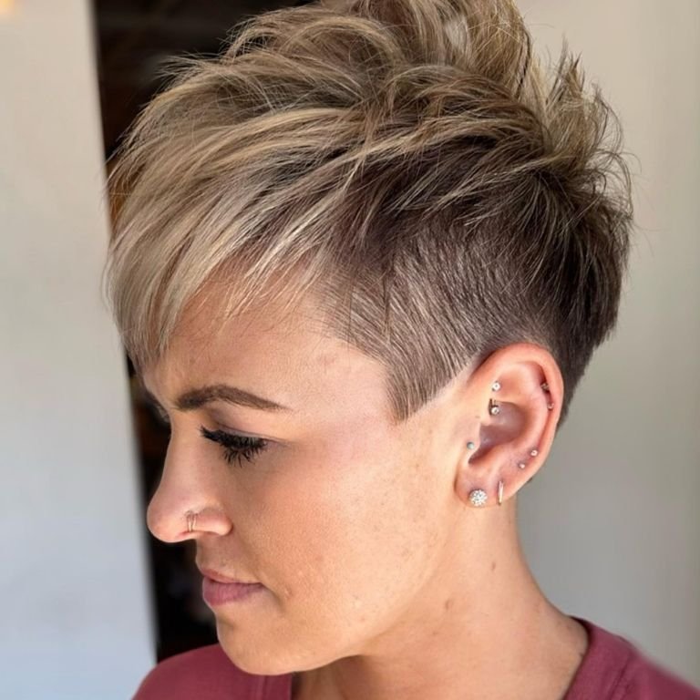 Textured Pixie with Bangs