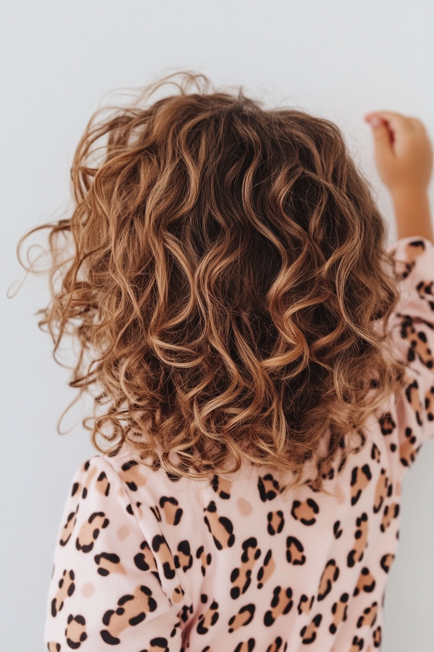 curly haircuts for kids girls 16