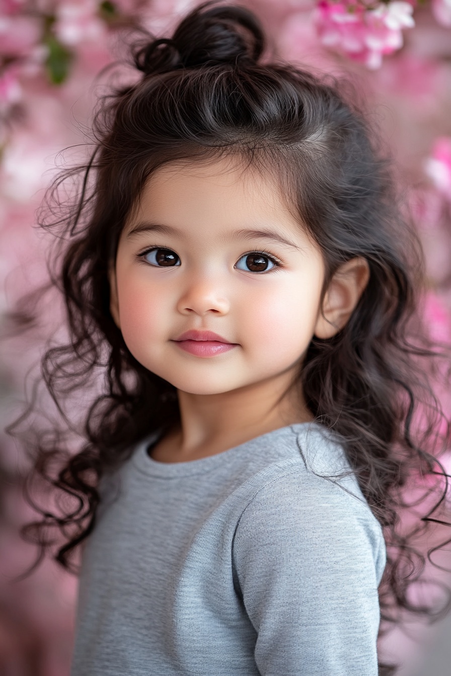 curly haircuts for kids girls 7