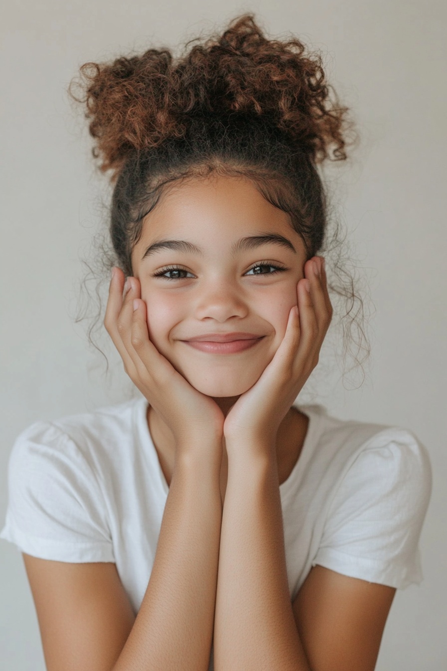 curly haircuts for kids girls 9